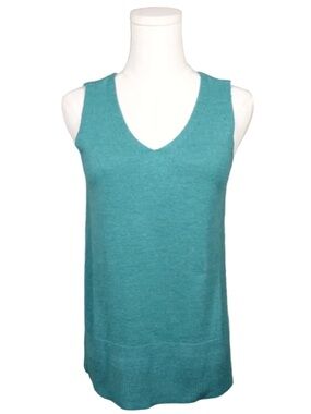 Apt. 9 Teal Sparkle V-Neck Knit Top
